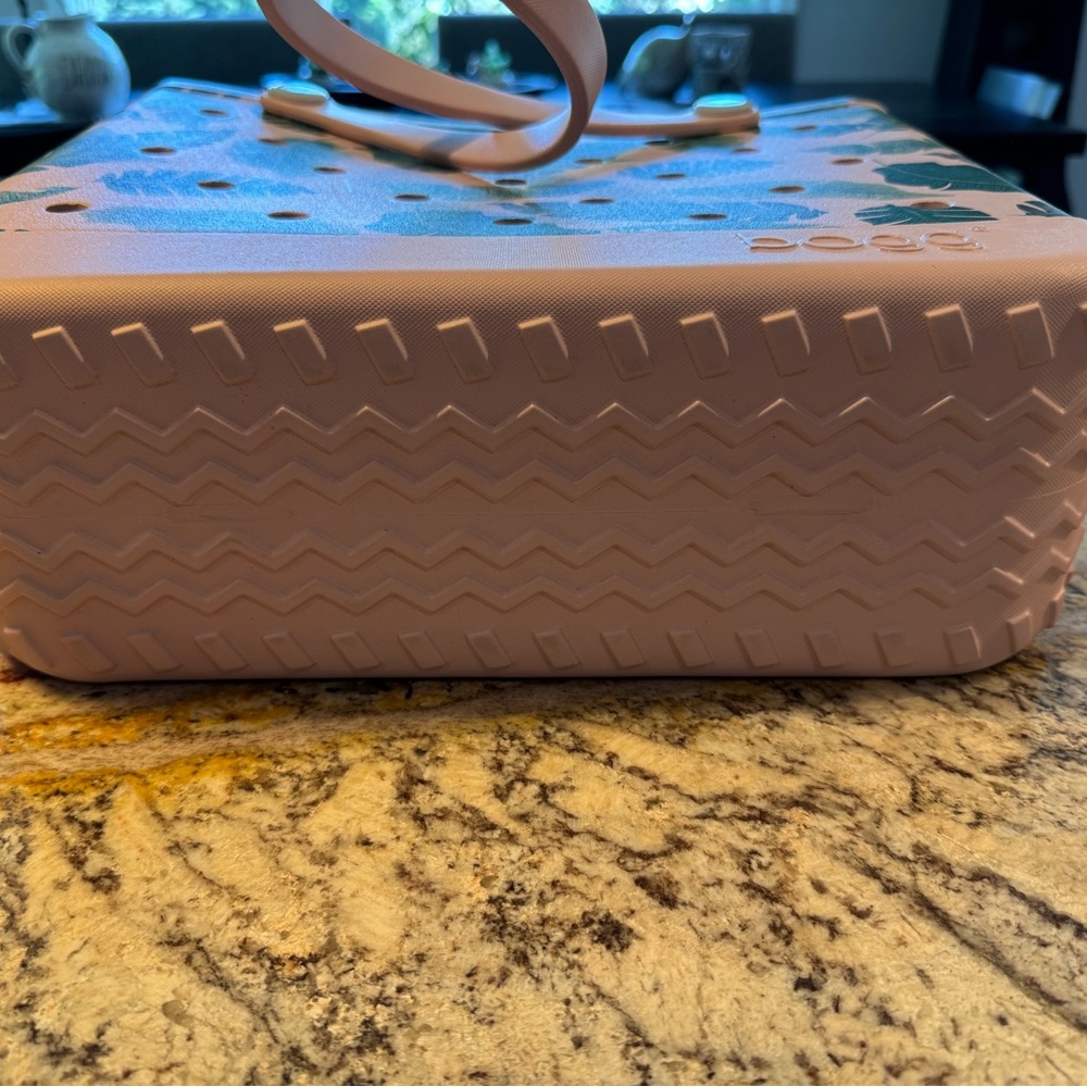 BOGG BABY BAG Pink and Green Palm Print Never Used - Picture 3 of 4